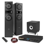 Floor Speaker System with SHF700B Speakers, Subwoofer, WiFi, DAB+, CD, Bluetooth