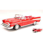 CHEVY BEL AIR 1957 RED 1:18 MotorMax Auto Stradali