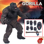 Godzilla vs Kong Gorilla King Kong Posable Statue Model Action Figure Toy