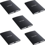 Lexar SSD SL500 Kannettava SSD USB3.2 Gen2x2 - 5-pakkaus (4x1tb + 1x2tb)