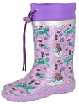 Beck Boy's Girl's Ocean Tale Rain Boot, Purple, 6.5 UK Child