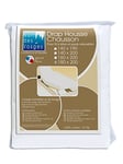 Nuit des Vosges 2094343 Cotoval Drap Housse TPR Uni Coton Blanc 180 x 200 cm