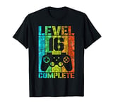 16th Birthday Gift Man Gamer Level Complete 16 Years T-Shirt