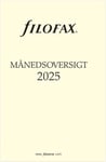 Filofax 2025 Refill | Pocket | Månedsoversigt