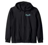 Batman Dark Knight Gotham City Retro Wave Zip Hoodie