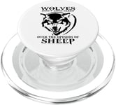 Les loups ne perdent pas le sommeil sur l'opinion des moutons PopSockets PopGrip pour MagSafe