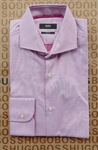 New Hugo BOSS mens baby pink slim designer suit shirt Medium Large 15.5 39 £119