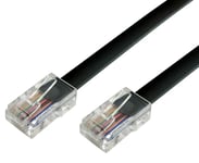 RJ45 modular signal- och nätverkskabel 3m svart