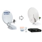 Antarion - Kit Antenne satellite 65 cm G6+ connect duo - dimension: 65 cm