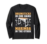 Marimba Player Musical Instrument Funny Vibraphone Long Sleeve T-Shirt