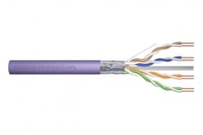 CAT 6 F-UTP installation cable, 250 MHz Bca (LSZH-1), AWG 23/1, 500 m drum, sx, purple