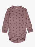 Hummel Bambo Body Long Sleeve - Unisex - Rosa - 74