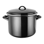 Judge Induction Black 24cm Stockpot