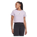 Reebok Women's Graphic T-Shirt Blue Pearl XS