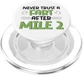 Running Runner Half Marathon Never Trust A Fart After Mile 2 PopSockets PopGrip for MagSafe