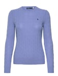 Cable-Knit Wool-Cashmere Sweater Tops Knitwear Jumpers Blue Polo Ralph Lauren