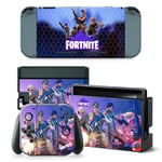 Kit De Autocollants Skin Decal Pour Console De Jeux Nintendo Ns Switch Fortnite Fortnite, T1tn-Switch-5198