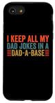 Coque pour iPhone SE (2020) / 7 / 8 I keep all my dad jokes in a dad a base dad jokes