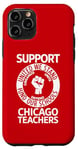 Coque pour iPhone 11 Pro Grève des enseignants de Chicago, manifestation