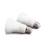 Philips Hue - Hvit Ambiance A6 E27 - 2-pakning