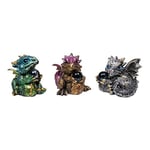 Nemesis Now Dragon Gift Set de 3 Figurines 7cm Résine Multicolore Taille Unique