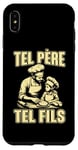 Coque pour iPhone XS Max Tel père tel fils accessoire boulanger Patissier humour