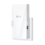 TP-Link Répéteur WiFi 6 Mesh RE700X, Amplificateur WiFi AX3000 Mbps Couvre jusqu'à 150 m², 1 Port Ethernet Gigabit, Compatible avec les box internet, profitez du WiFi 6 sans changer votre Box