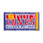 💚 Tony's Chocolonely Natural Pretzel Toffee Dark Milk Chocolate Bar 180g