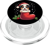 Australian Shepherd Christmas Stocking Puppy Dog Lover PopSockets PopGrip pour MagSafe