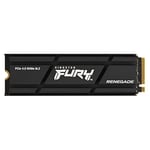 Kingston FURY Renegade 4000G PCIe 4.0 NVMe SSD W/Radiateur de dissipation thermique - Pour les gamers, les passionnés des PC et les utilisateurs avancés - SFYRDK/4000G