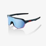 100% S2 HiPER - Lunettes vélo Black Holographic HiPER Blue Multilayer Mirror