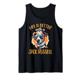 Jack Russell Terrier Dog Life is better with a Jack Russell Tank Top