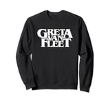 Greta Van Fleet Official White Logo Sweatshirt