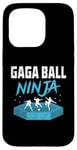 Coque pour iPhone 15 Pro Jeu de handball Gaga Ball Ninja Dodgeball Dodge