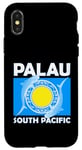 iPhone X/XS Flag of Palau South Pacific Spotted Shark Case