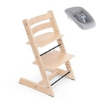 Nyfødtpakke, Stokke Tripp Trapp, Natur + Newborn Set