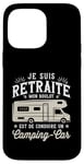 Coque pour iPhone 14 Pro Max Camping Car Papy Humour Camping Car Cadeau Campeur Retraite