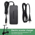 Chargeur pour Segway ES1, ES2, ES3, ES4, 42V -MIOLOE-Chargeur Trotinette Electrique Compatible avec Ninebot KickScooter MAX