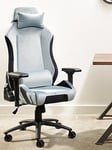 X Rocker Messina Chenille Silver Pc Office Gaming Chair