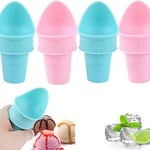 Ice Cream and Popsicle Tool Set Ice Cream Spoon, Reusable  Scoop Cones Set,8548