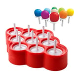 Easy Demoulding Lollipop Mold with Stick Ice Lolly Mold  Kids