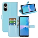 Sony Xperia 10 Vi      Pu Wallet Case    [Lightblue]