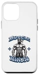 Coque pour iPhone 12 mini Ninja Musculaire Fort Et Mignon