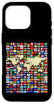 iPhone 16 Pro 252 Flags,World Flags,World map with flags. Case