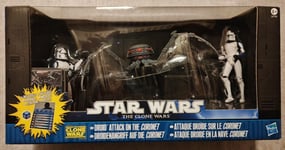 STAR WARS CLONE WARS DROID ATTACK ON THE CORONET MIXER REDEYE SPIDER ASSASSIN MB