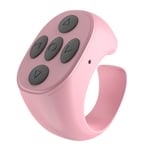 Trådlös Bluetooth Mobile Page Controller Tiktok Fjärrkontroll Svart Pink