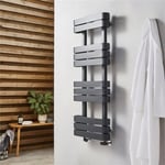 Matte Anthracite Vertical Bathroom Towel Radiator 850mm(H) x 500mm (W)