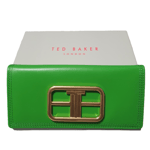 Ted Baker Statement Hardware Leather Purse TIKAY Green