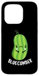 Coque pour iPhone 15 Pro Blue-cumber Funny Concombre Pun