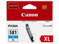 Canon CLI-581C XL - XL-størrelse - cyan - original - blekkbeholder